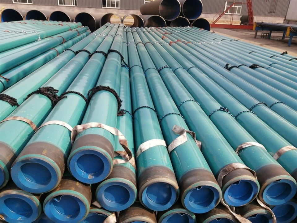 API 5L X60M PSL2 LSAW STEEL PIPE طلاء FBE الخارجي